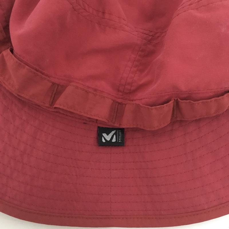 ミレー MILLET 帽子 ハット MIV01420 ゴアテックス レンジャー レインハット ロゴ、文字 赤 / レッド /  メンズ USED 古着 中古 10127773