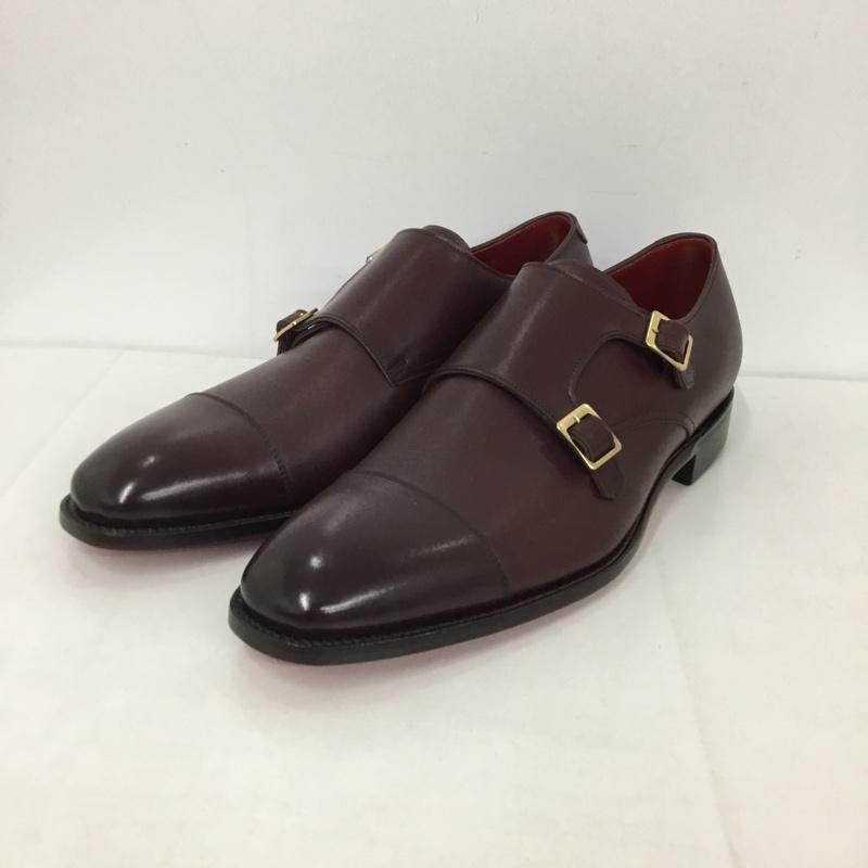 古着 USED 革靴 革靴 Piccolo officina PM ダブルモンクストラップ 無地 ボルドー / ボルドー /  メンズ USED 古着 中古 10127776