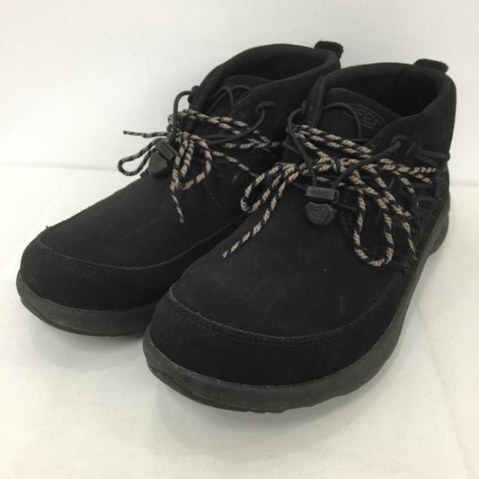 キーン KEEN アウトドアシューズ アウトドアシューズ 1026730 ユニーク チャッカ アウトドアスニーカー アウトドアブーツ 28cm 28.0cm 無地 黒 / ブラック /  メンズ USED 古着 中古 10127780