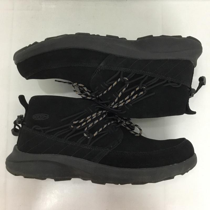 キーン KEEN アウトドアシューズ アウトドアシューズ 1026730 ユニーク チャッカ アウトドアスニーカー アウトドアブーツ 28cm 28.0cm 無地 黒 / ブラック /  メンズ USED 古着 中古 10127780