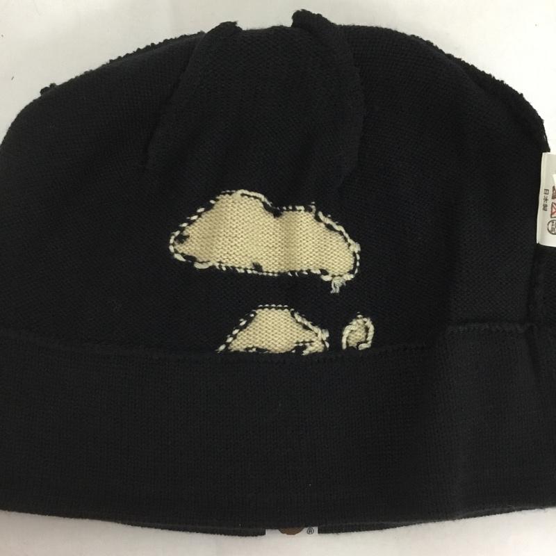 アベイシングエイプ A BATHING APE 帽子 ニット帽 ビーニー  黒 / ブラック /  メンズ USED 古着 中古 10127786
