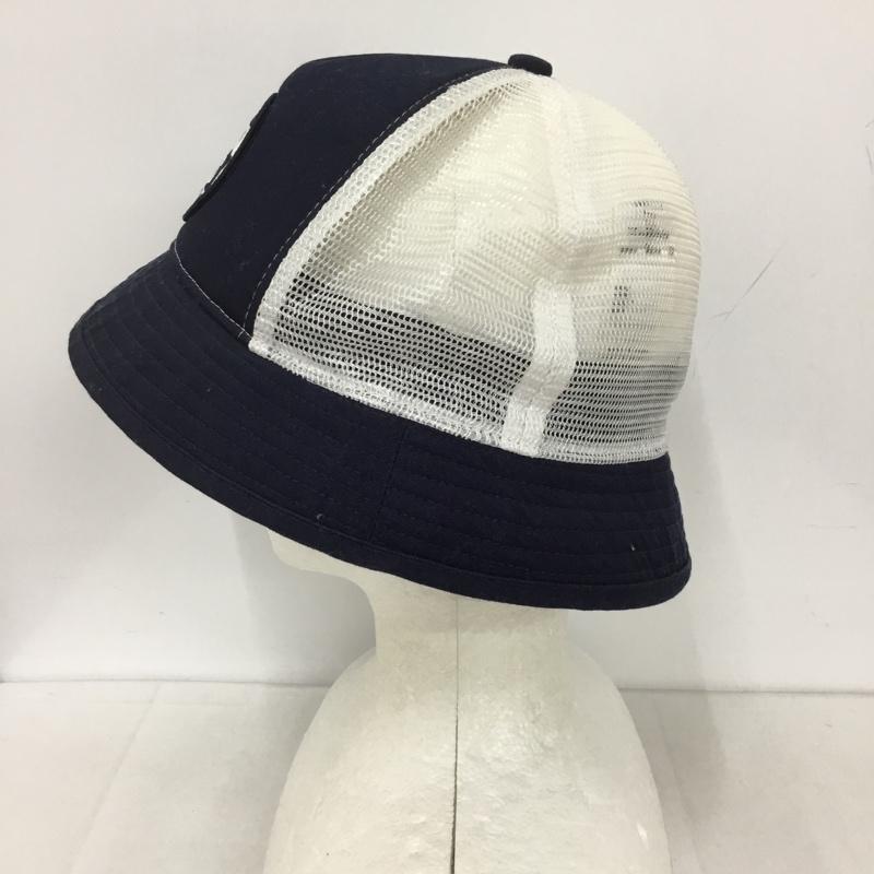チャムス CHUMS 帽子 ハット CH05-1110 メッシュハット FREE ロゴ、文字 紺 / ネイビー / X 白 / ホワイト /  メンズ USED 古着 中古 10127788