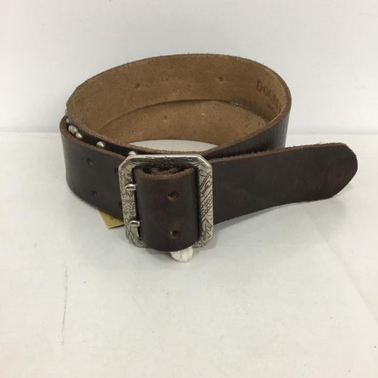 ダブルアールエル RRL ベルト・バックル ベルト レザーベルト 38 スタッズ  茶 / ブラウン /  メンズ USED 古着 中古 10127790