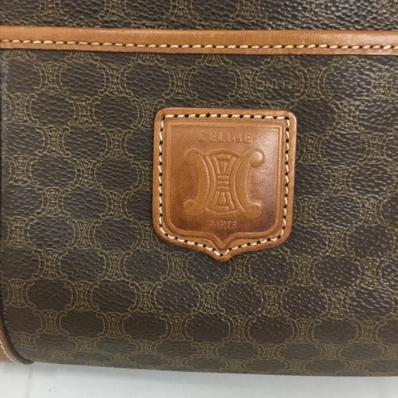 セリーヌ CELINE ボストンバッグ ボストンバッグ ミニボストン ハンドバッグ マカダム柄 総柄 茶 / ブラウン /  レディース USED 古着 中古 10127791