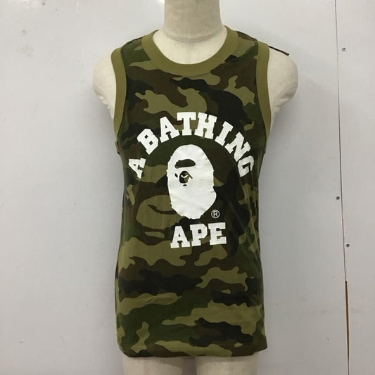 アベイシングエイプ A BATHING APE タンクトップ タンクトップ タンクトップ ノースリーブカットソー クルーネック M カモフラージュ柄・迷彩 マルチカラー / マルチカラー /  メンズ USED 古着 中古 10127804