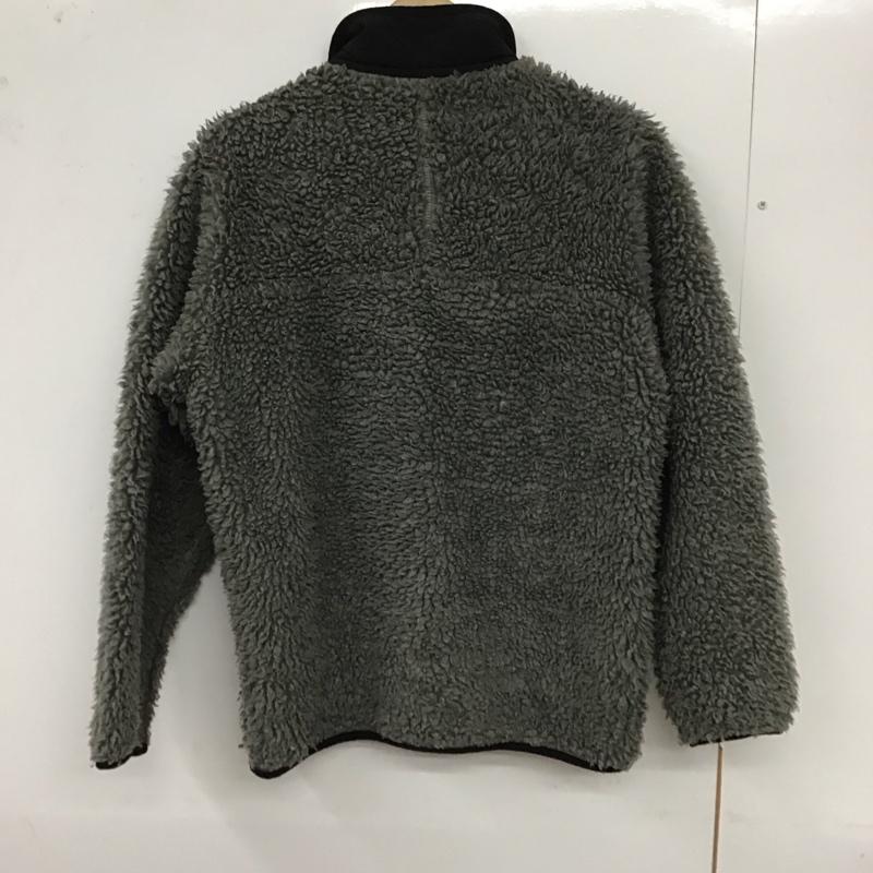 パタゴニア patagonia ジャケット、上着 ジャケット、ブレザー ジップアップジャケット ボアジャケット アウター L ロゴ、文字 灰 / グレー /  ボーイズ USED 古着 中古 10127807