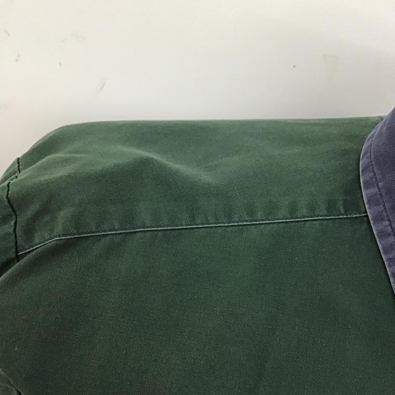 トミー TOMMY シャツ、ブラウス 長袖 長袖シャツ ボタンダウンシャツ カラーシャツ XL ロゴ、文字 緑 / グリーン / X 紺 / ネイビー /  メンズ USED 古着 中古 10127808