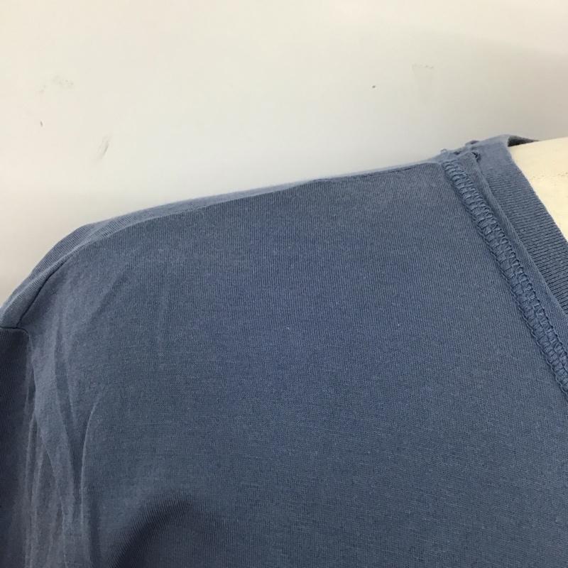 ドルチェアンドガッバーナ DOLCE&GABBANA Tシャツ 半袖 半袖カットソー プリントTシャツ クルーネックカットソー プリント 青 / ブルー /  メンズ USED 古着 中古 10127827