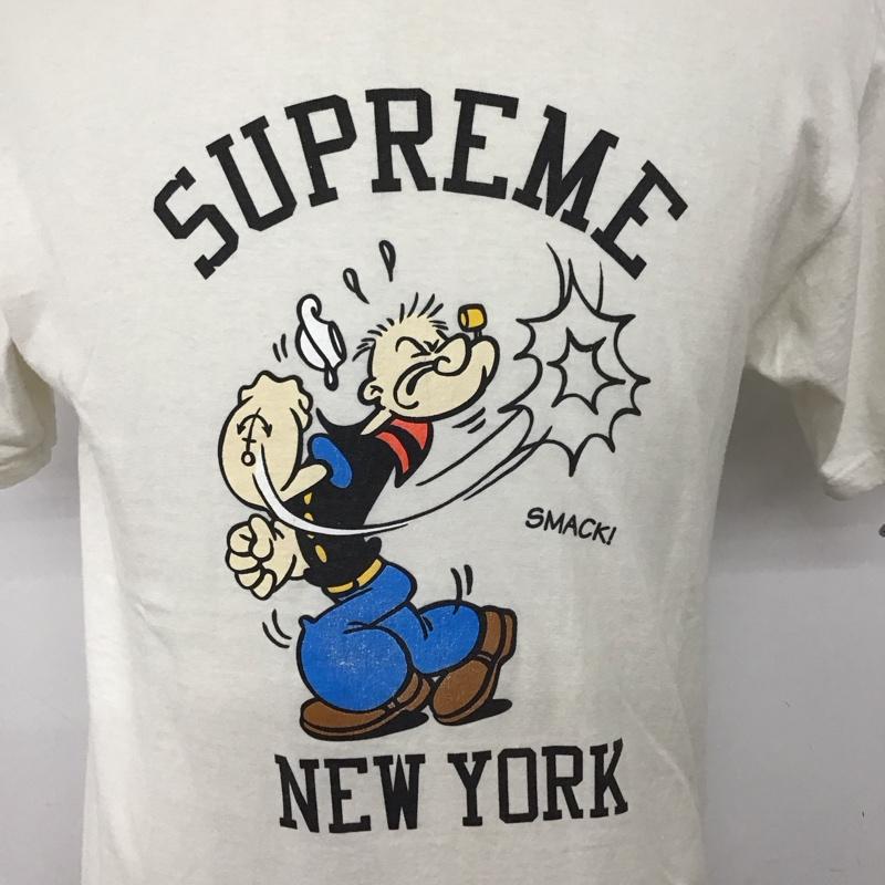 シュプリーム Supreme Tシャツ 半袖 10aw Popeyetee 半袖カットソー プリントTシャツ M プリント 白 / ホワイト /  メンズ USED 古着 中古 10127830