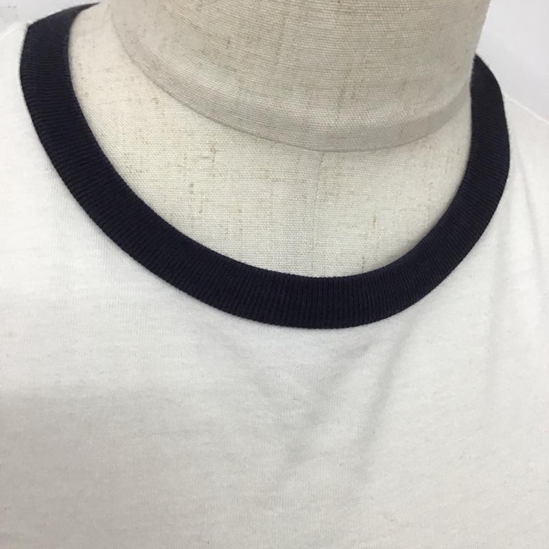 トミーヒルフィガー TOMMY HILFIGER Tシャツ 半袖 半袖カットソー プリントTシャツ クルーネックカットソー L ロゴ、文字 白 / ホワイト /  メンズ USED 古着 中古 10127831