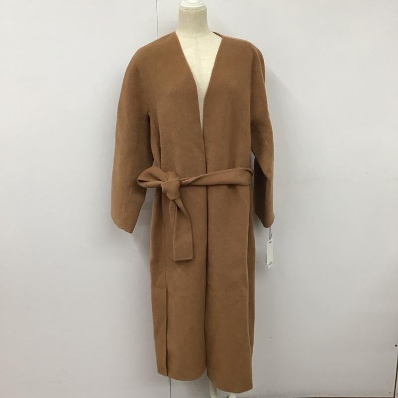 スナイデル SNIDEL コート コート一般 ロングコート アウター ノーカラージャケット FREE 無地 ベージュ / ベージュ /  レディース USED 古着 中古 10127854