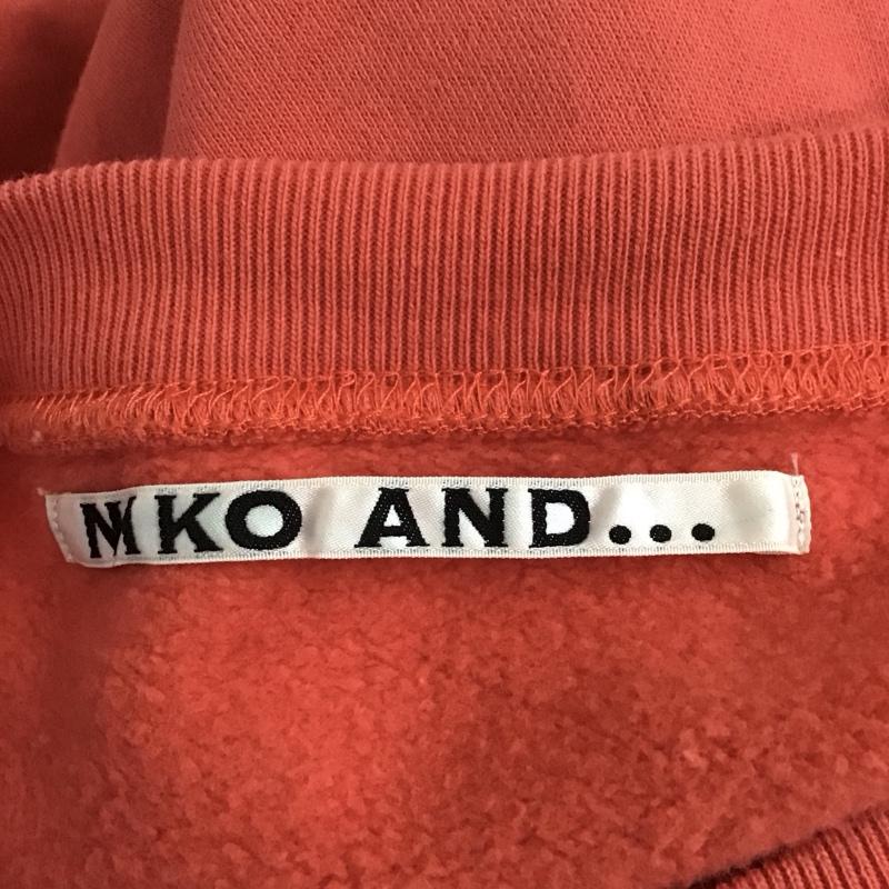 ニコアンド niko and... トレーナー 長袖 長袖トレーナー スウェット クルーネック プルオーバー FREE 無地 橙 / オレンジ /  レディース USED 古着 中古 10127859