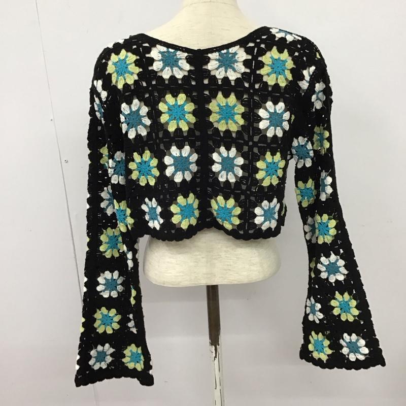 ページボーイ PAGEBOY カーディガン 長袖 長袖カーディガン 前紐 ニットカーディガン FREE 刺繍 マルチカラー / マルチカラー /  レディース USED 古着 中古 10127864