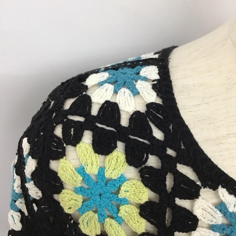 ページボーイ PAGEBOY カーディガン 長袖 長袖カーディガン 前紐 ニットカーディガン FREE 刺繍 マルチカラー / マルチカラー /  レディース USED 古着 中古 10127864