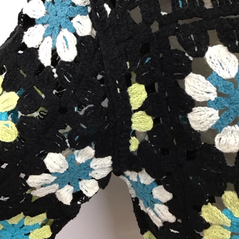 ページボーイ PAGEBOY カーディガン 長袖 長袖カーディガン 前紐 ニットカーディガン FREE 刺繍 マルチカラー / マルチカラー /  レディース USED 古着 中古 10127864