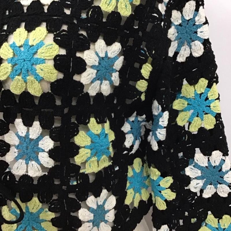ページボーイ PAGEBOY カーディガン 長袖 長袖カーディガン 前紐 ニットカーディガン FREE 刺繍 マルチカラー / マルチカラー /  レディース USED 古着 中古 10127864