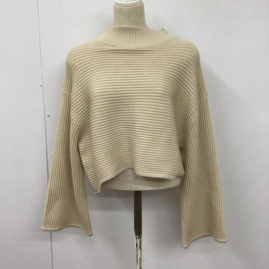 スライ SLY ニット、セーター 長袖 030caz70-5380 ニット H/NCROPPEDRIBTOP 1 ボーダー柄 マルチカラー / マルチカラー /  レディース USED 古着 中古 10127869