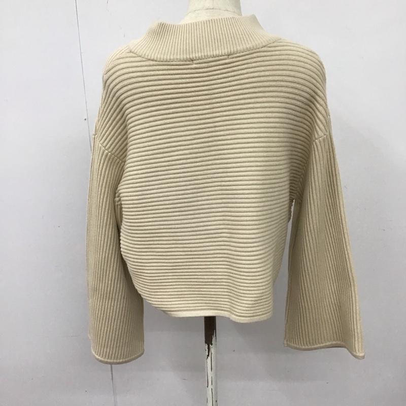スライ SLY ニット、セーター 長袖 030caz70-5380 ニット H/NCROPPEDRIBTOP 1 ボーダー柄 マルチカラー / マルチカラー /  レディース USED 古着 中古 10127869