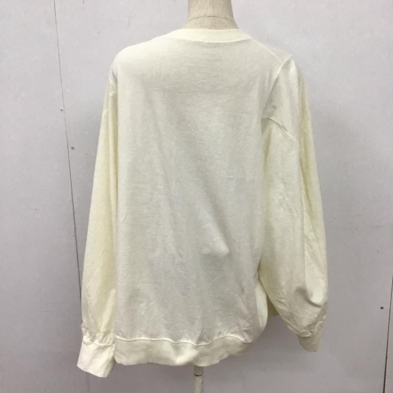 スライ SLY カットソー 長袖 030eay80-2110 OVERSOLIDSLEEVEトップス 長袖カットソー FREE 無地 白 / ホワイト /  レディース USED 古着 中古 10127870