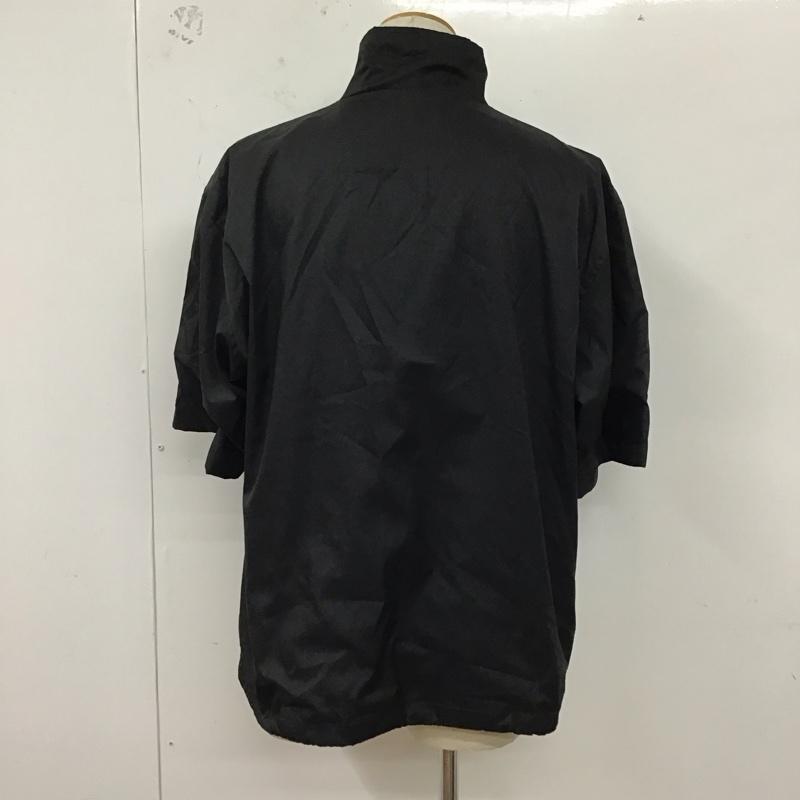 古着 USED カットソー 半袖 半袖カットソー ジップアップカラー プルオーバー mercedesbenz ロゴ、文字 黒 / ブラック /  メンズ USED 古着 中古 10127872