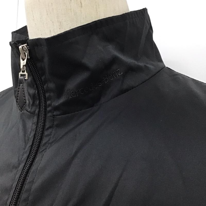 古着 USED カットソー 半袖 半袖カットソー ジップアップカラー プルオーバー mercedesbenz ロゴ、文字 黒 / ブラック /  メンズ USED 古着 中古 10127872