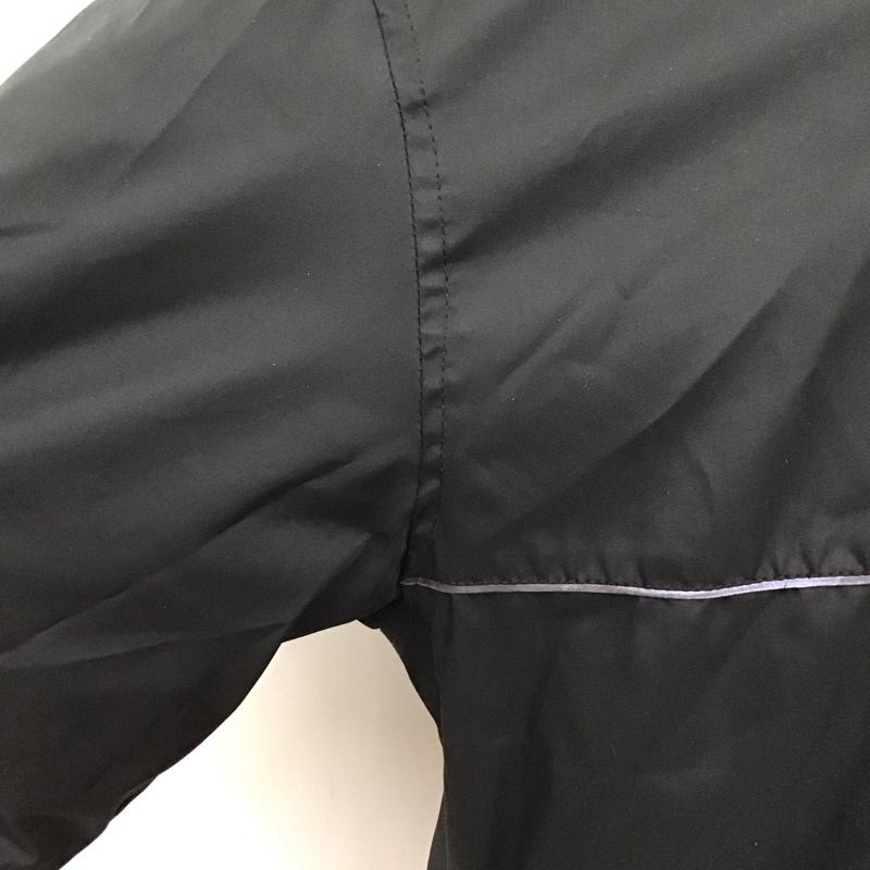 古着 USED カットソー 半袖 半袖カットソー ジップアップカラー プルオーバー mercedesbenz ロゴ、文字 黒 / ブラック /  メンズ USED 古着 中古 10127872