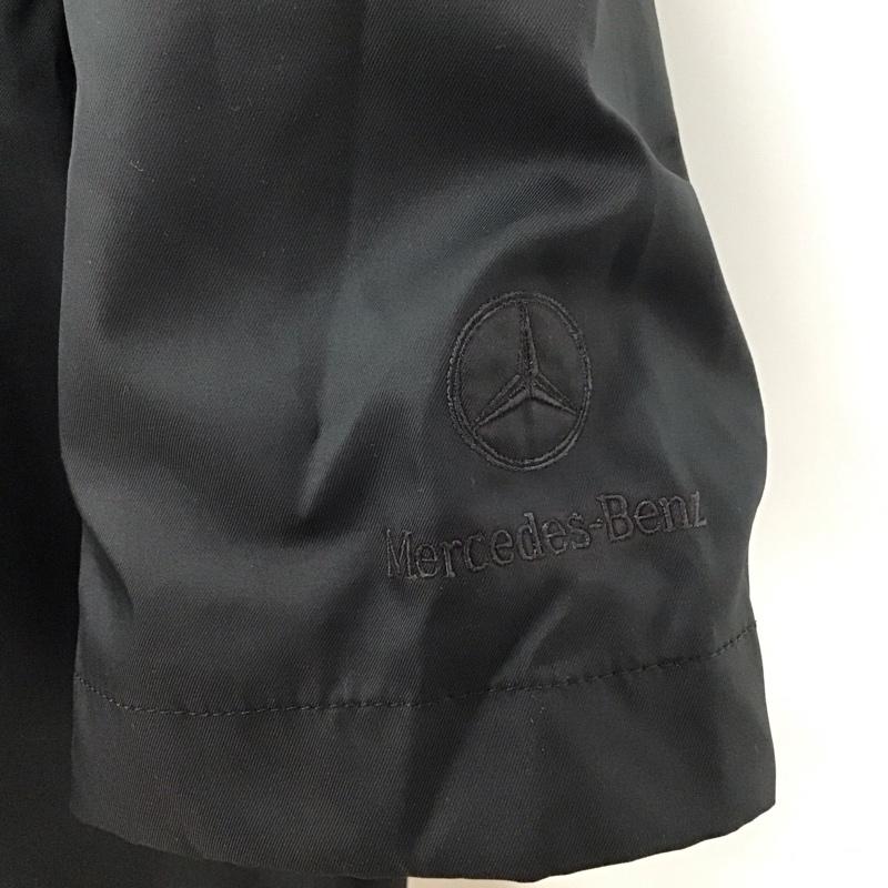 古着 USED カットソー 半袖 半袖カットソー ジップアップカラー プルオーバー mercedesbenz ロゴ、文字 黒 / ブラック /  メンズ USED 古着 中古 10127872