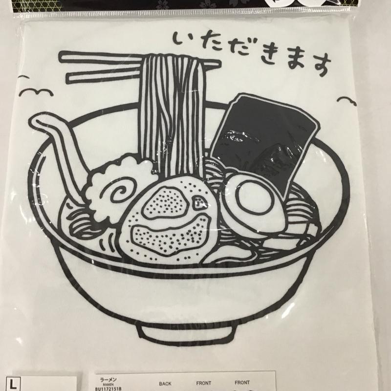 豊天商店 ぶーでんしょうてん Tシャツ 半袖 ラーメン プリントT L プリント X ロゴ、文字 白 / ホワイト /  メンズ USED 古着 中古 10127885