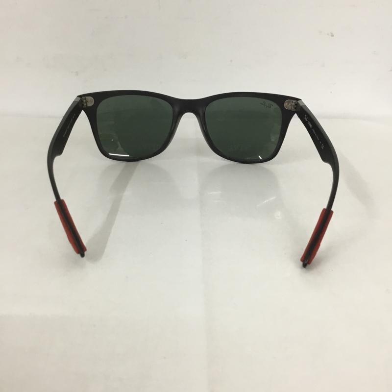 レイバン Ray-Ban めがね・サングラス サングラス RB4195-MF FERRARI ライトフォース フェラーリ ワンポイント 黒 / ブラック / X 赤 / レッド /  メンズ USED 古着 中古 10127891