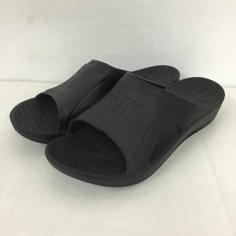テリック TELIC サンダル サンダル シャワーサンダル リカバリーサンダル スポーツサンダル L ロゴ、文字 黒 / ブラック /  メンズ USED 古着 中古 10127893