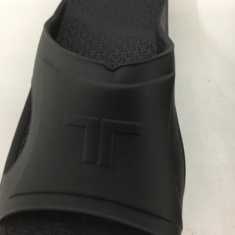 テリック TELIC サンダル サンダル シャワーサンダル リカバリーサンダル スポーツサンダル L ロゴ、文字 黒 / ブラック /  メンズ USED 古着 中古 10127893