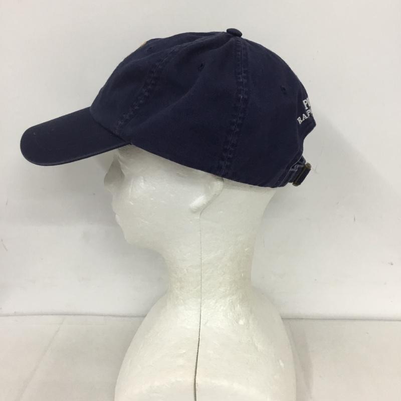 ポロラルフローレン POLO RALPH LAUREN 帽子 キャップ コットン ポロベア 刺繍 紺 / ネイビー /  メンズ USED 古着 中古 10127895