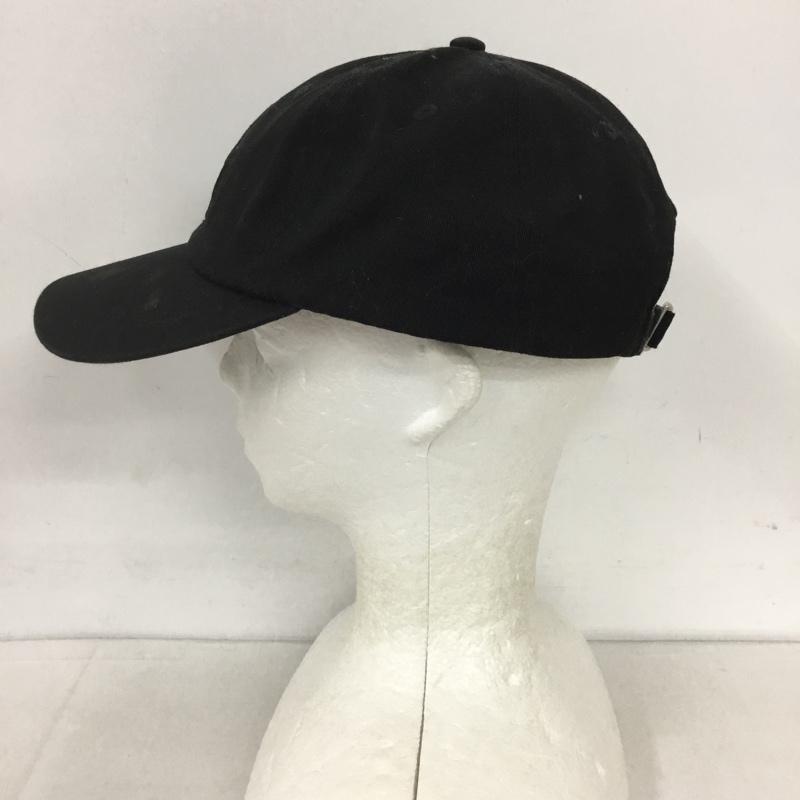 ステューシー STUSSY 帽子 キャップ コットン 刺繍 ロゴ、文字 黒 / ブラック /  メンズ USED 古着 中古 10127896