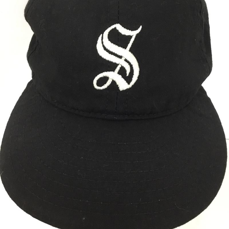 クーパーズタウンボールキャップ Cooperstown Ball Cap 帽子 キャップ Stead Made in USA ロゴ、文字 黒 / ブラック /  メンズ USED 古着 中古 10127897