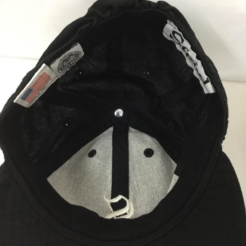 クーパーズタウンボールキャップ Cooperstown Ball Cap 帽子 キャップ Stead Made in USA ロゴ、文字 黒 / ブラック /  メンズ USED 古着 中古 10127897