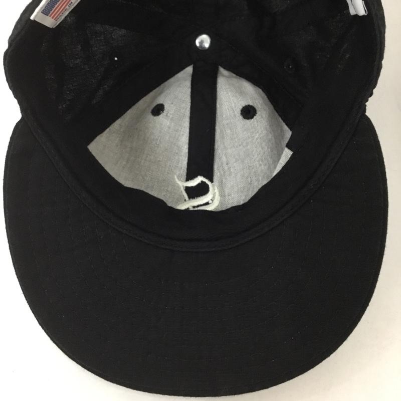 クーパーズタウンボールキャップ Cooperstown Ball Cap 帽子 キャップ Stead Made in USA ロゴ、文字 黒 / ブラック /  メンズ USED 古着 中古 10127897