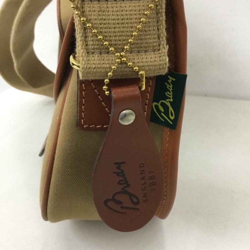 ブレディー BRADY ショルダーバッグ ショルダーバッグ BRADY32-BBL-02 イギリス製 キャンバス 無地 ベージュ / ベージュ / X 茶 / ブラウン /  レディース USED 古着 中古 10127900