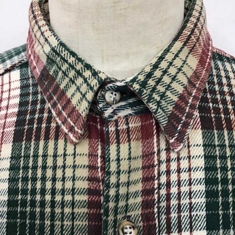 ファイブブラザー FIVE BROTHER シャツ、ブラウス 長袖 長袖シャツ チェックシャツ カラーシャツ 90s XXL チェック マルチカラー / マルチカラー /  メンズ USED 古着 中古 10127917