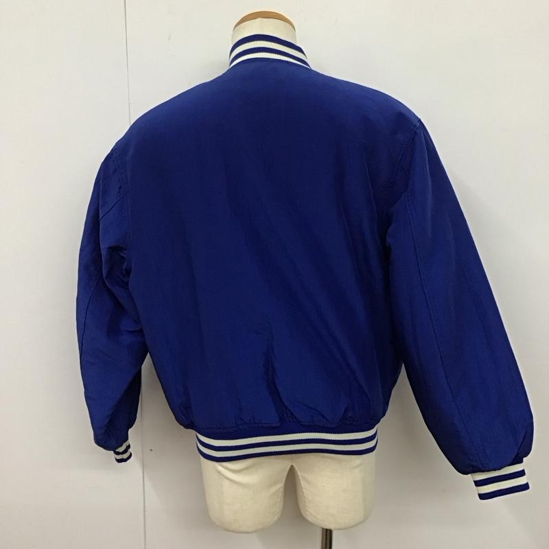 スターター STARTER ジャケット、上着 ジャケット、ブレザー スタジャン アウター 古着 前ボタン dodgers 90s M ロゴ、文字 青 / ブルー /  メンズ USED 古着 中古 10127936