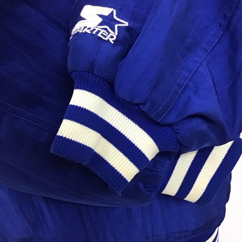 スターター STARTER ジャケット、上着 ジャケット、ブレザー スタジャン アウター 古着 前ボタン dodgers 90s M ロゴ、文字 青 / ブルー /  メンズ USED 古着 中古 10127936
