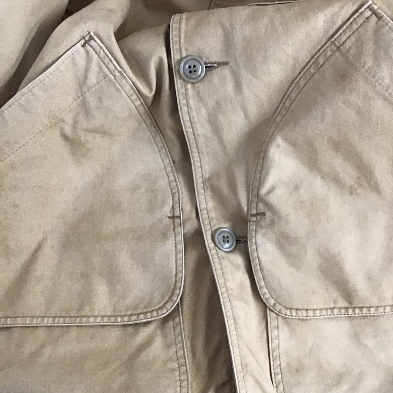 エルエルビーン L.L.Bean ジャケット、上着 ジャケット、ブレザー 前ボタンジャケット アウター カラージャケット 70s 80s 42 無地 ベージュ / ベージュ /  メンズ USED 古着 中古 10127949