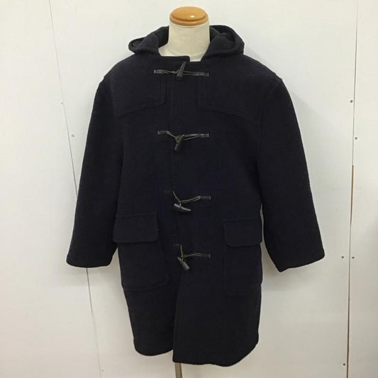 トミーヒルフィガー TOMMY HILFIGER コート コート一般 ロングコート フード付きジャケット アウター ダッフルコート M 無地 紺 / ネイビー /  メンズ USED 古着 中古 10127950