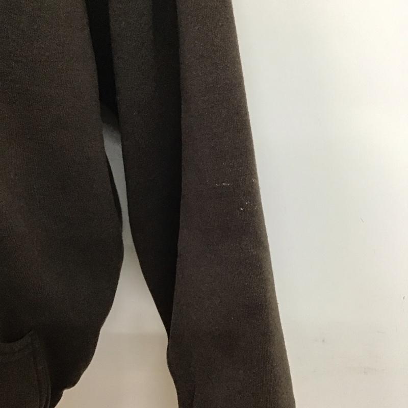カーハート Carhartt パーカー 長袖 ジップアップパーカー 長袖パーカー カジュアルジャケット L ロゴ、文字 茶 / ブラウン /  メンズ USED 古着 中古 10127954