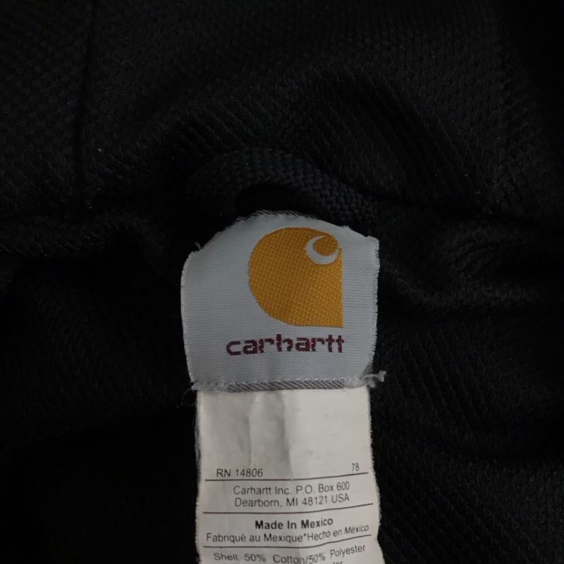 カーハート Carhartt パーカー 長袖 ジップアップパーカー 長袖パーカー カジュアルジャケット L ロゴ、文字 茶 / ブラウン /  メンズ USED 古着 中古 10127954