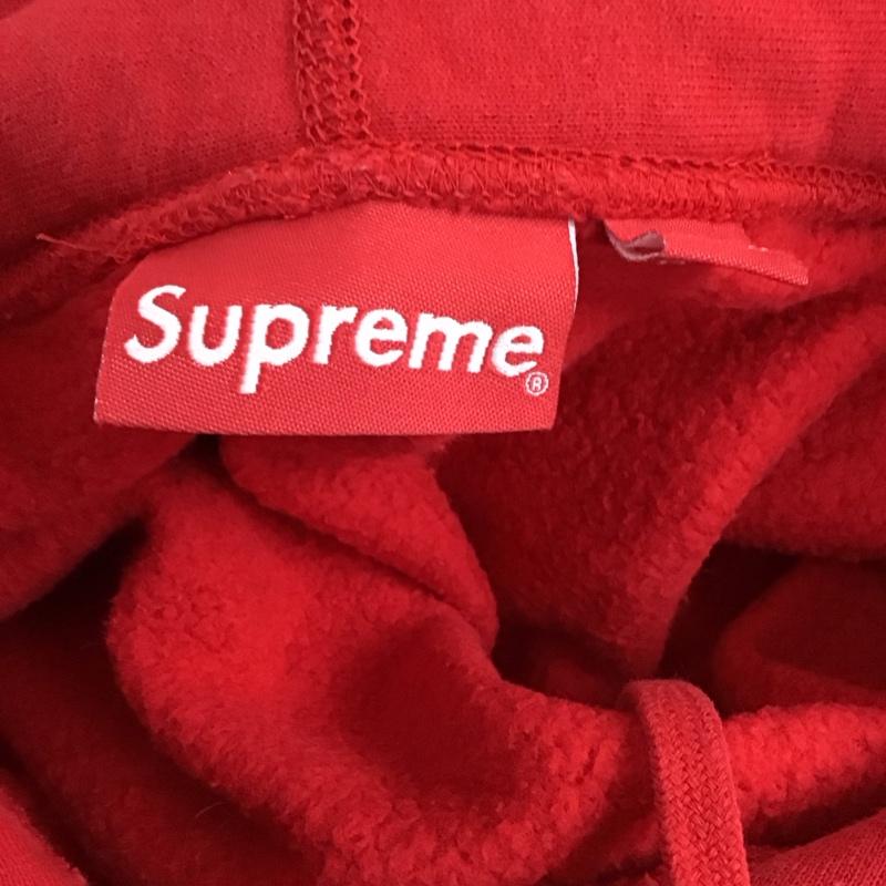 シュプリーム Supreme パーカー 長袖 18FW TrademarkHoodedSweatshirt 長袖パーカー L ロゴ、文字 赤 / レッド /  メンズ USED 古着 中古 10127956