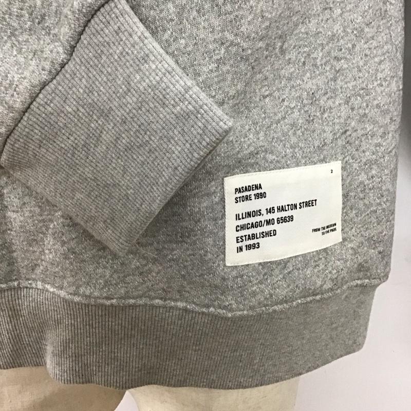 ザラ ZARA トレーナー 長袖 S 無地 灰 / グレー /  メンズ USED 古着 中古 10127958