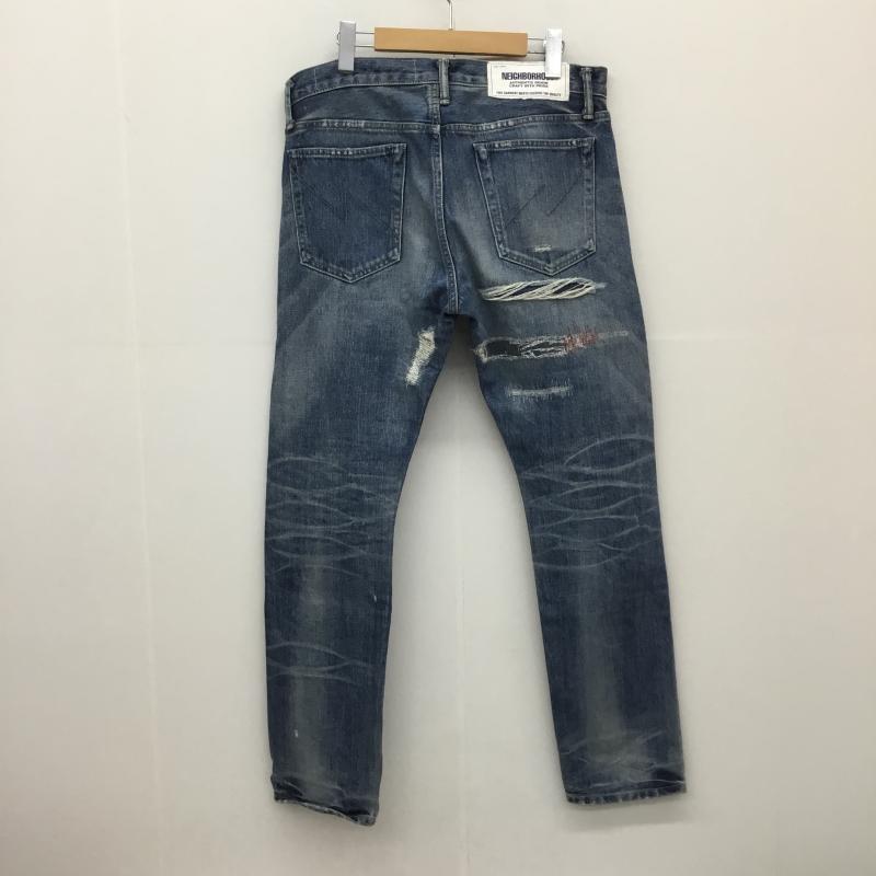 ネイバーフッド NEIGHBORHOOD パンツ デニム、ジーンズ DP-NARROW 192XBNH-PTM15 M 無地 インディゴ / インディゴ / X 紺 / ネイビー /  メンズ USED 古着 中古 10127961