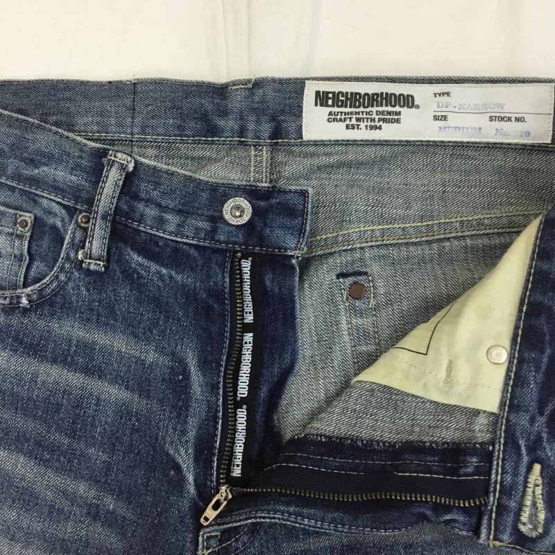 ネイバーフッド NEIGHBORHOOD パンツ デニム、ジーンズ DP-NARROW 192XBNH-PTM15 M 無地 インディゴ / インディゴ / X 紺 / ネイビー /  メンズ USED 古着 中古 10127961