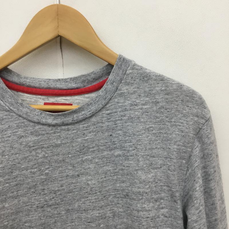 シュプリーム Supreme Tシャツ 長袖 M ロゴ、文字 灰 / グレー / X 黒 / ブラック /  メンズ USED 古着 中古 10127963