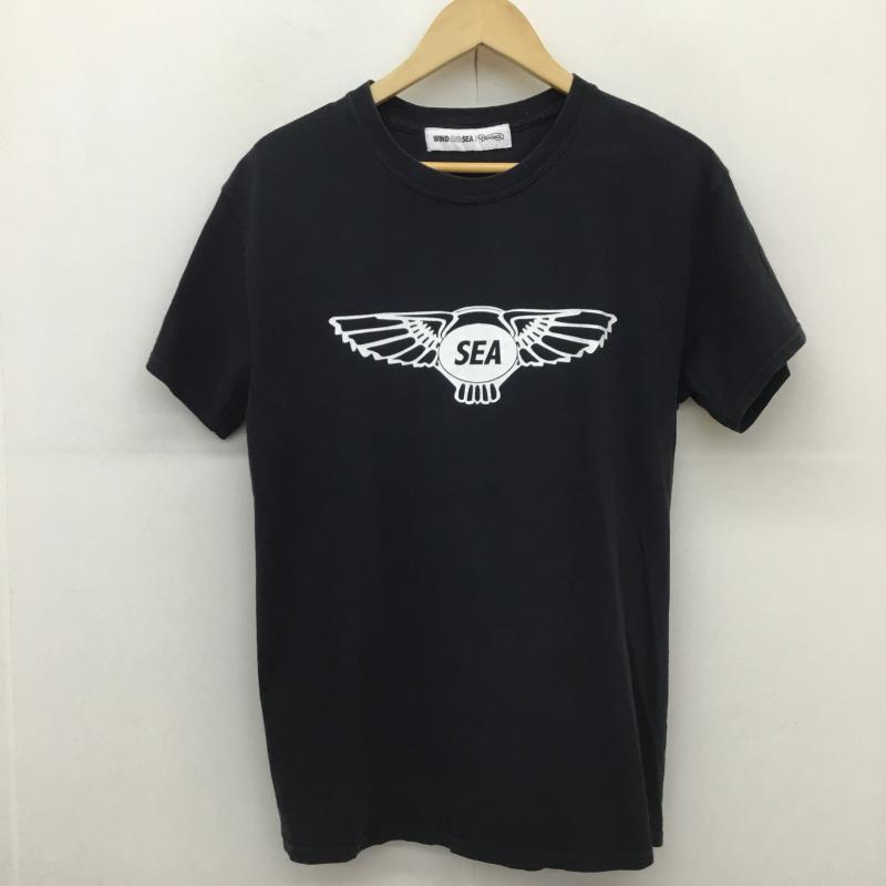 ウィンダンシー WIND AND SEA Tシャツ 半袖 WIND AND SEA ×Devilock　WDS-DVLK-03 M ロゴ、文字 黒 / ブラック / X 白 / ホワイト /  メンズ USED 古着 中古 10127966